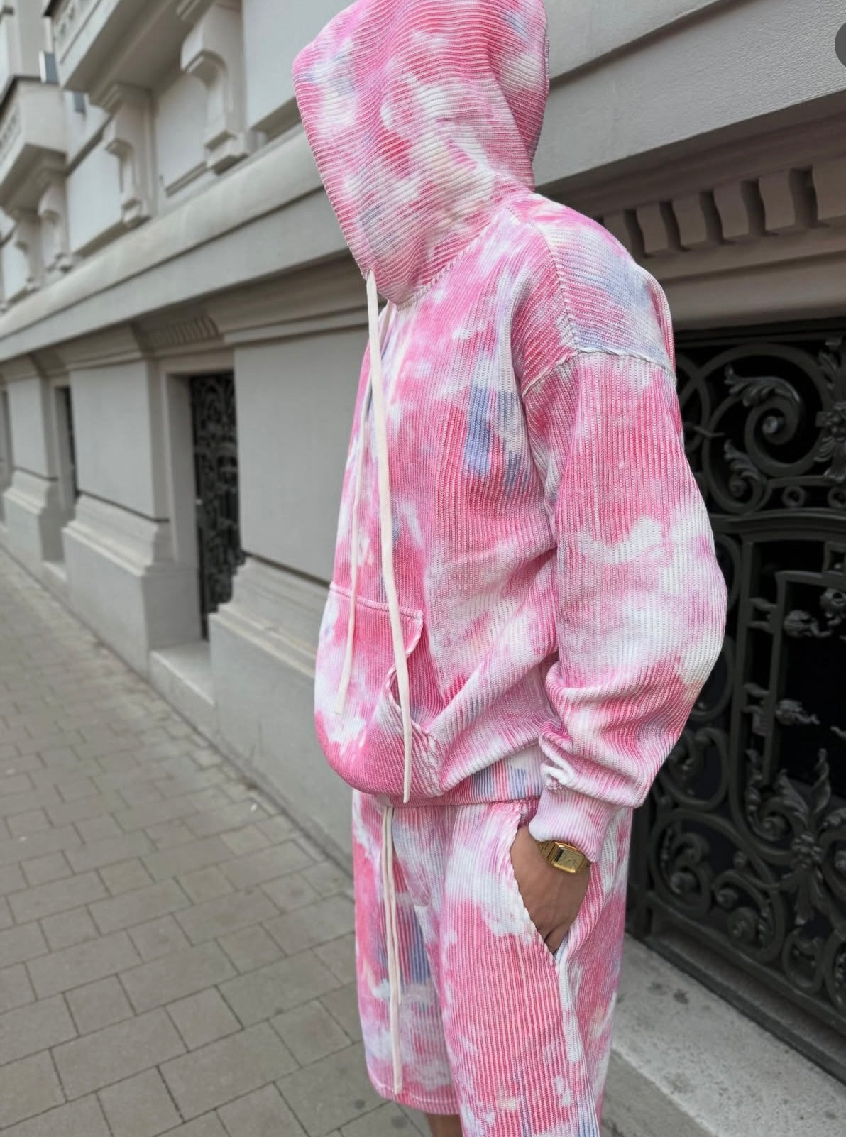 Pink short set Cotton CARANGI