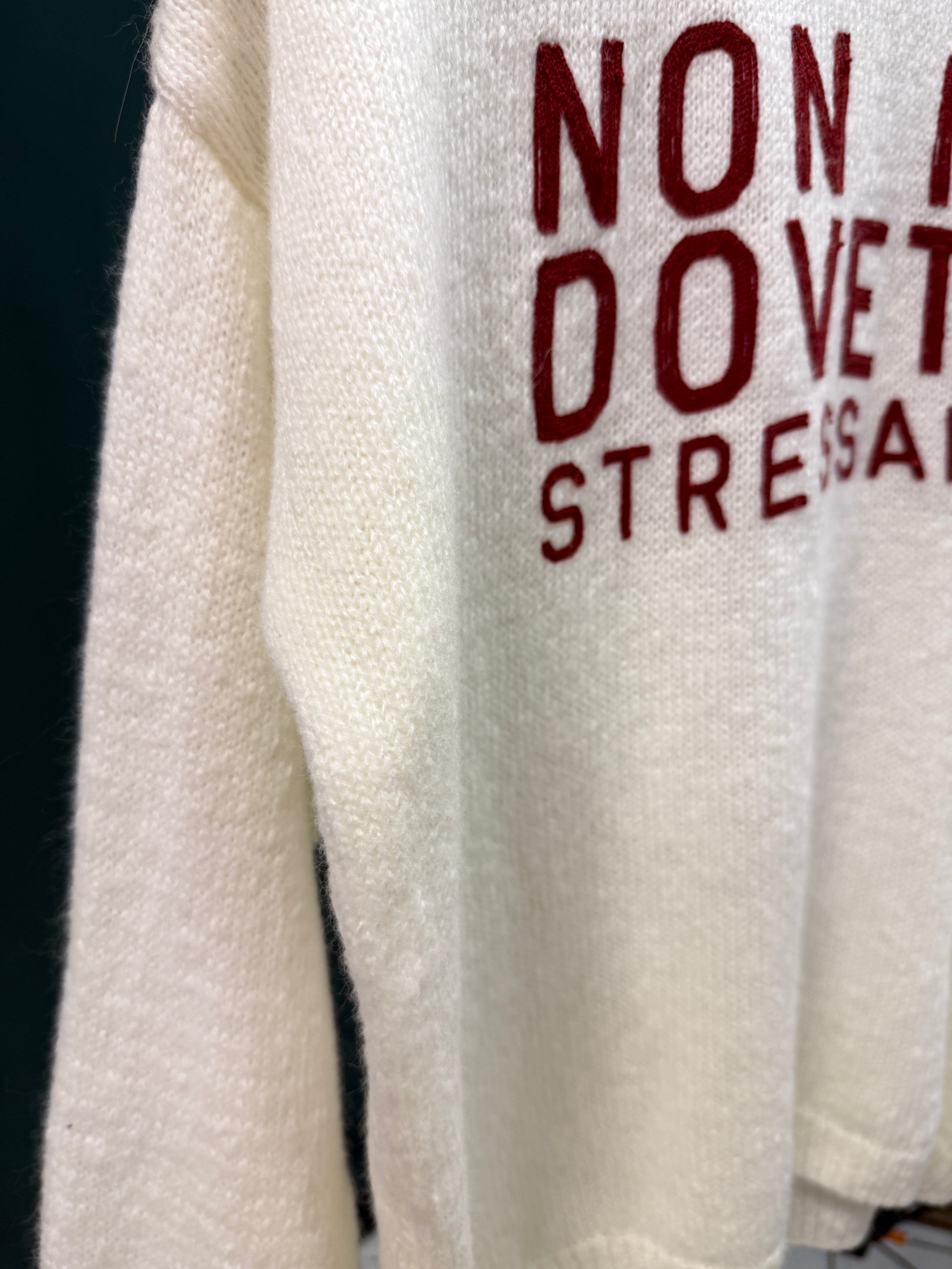 Non mi dovete sweater one size