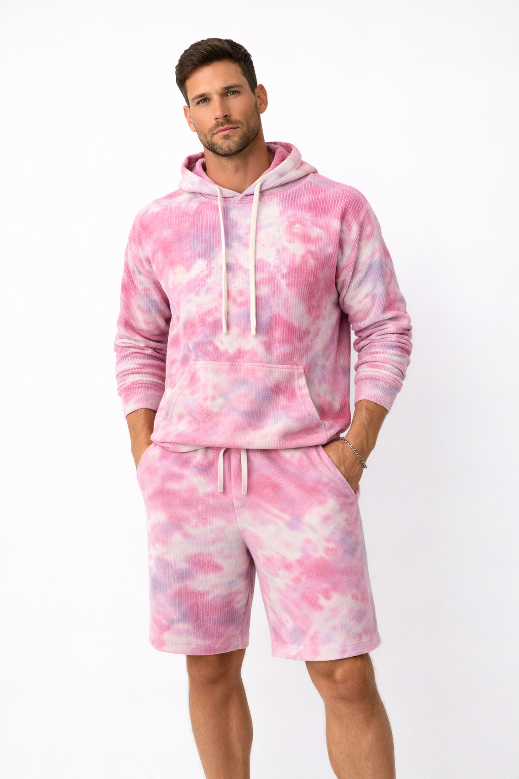 Pink short set Cotton CARANGI