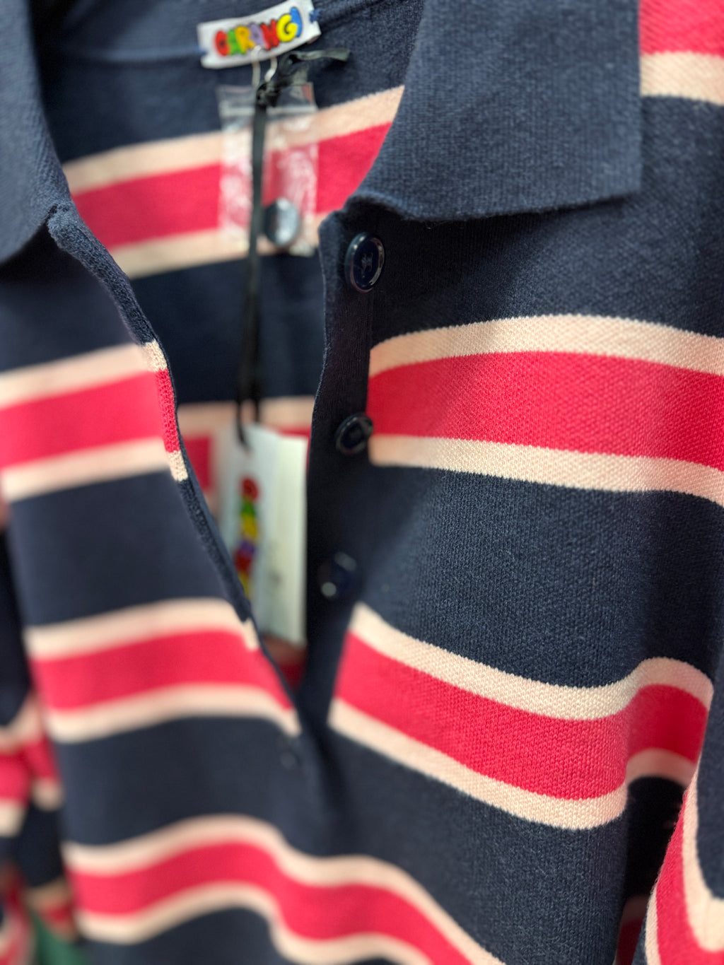 PinkyBlue polo sweater
