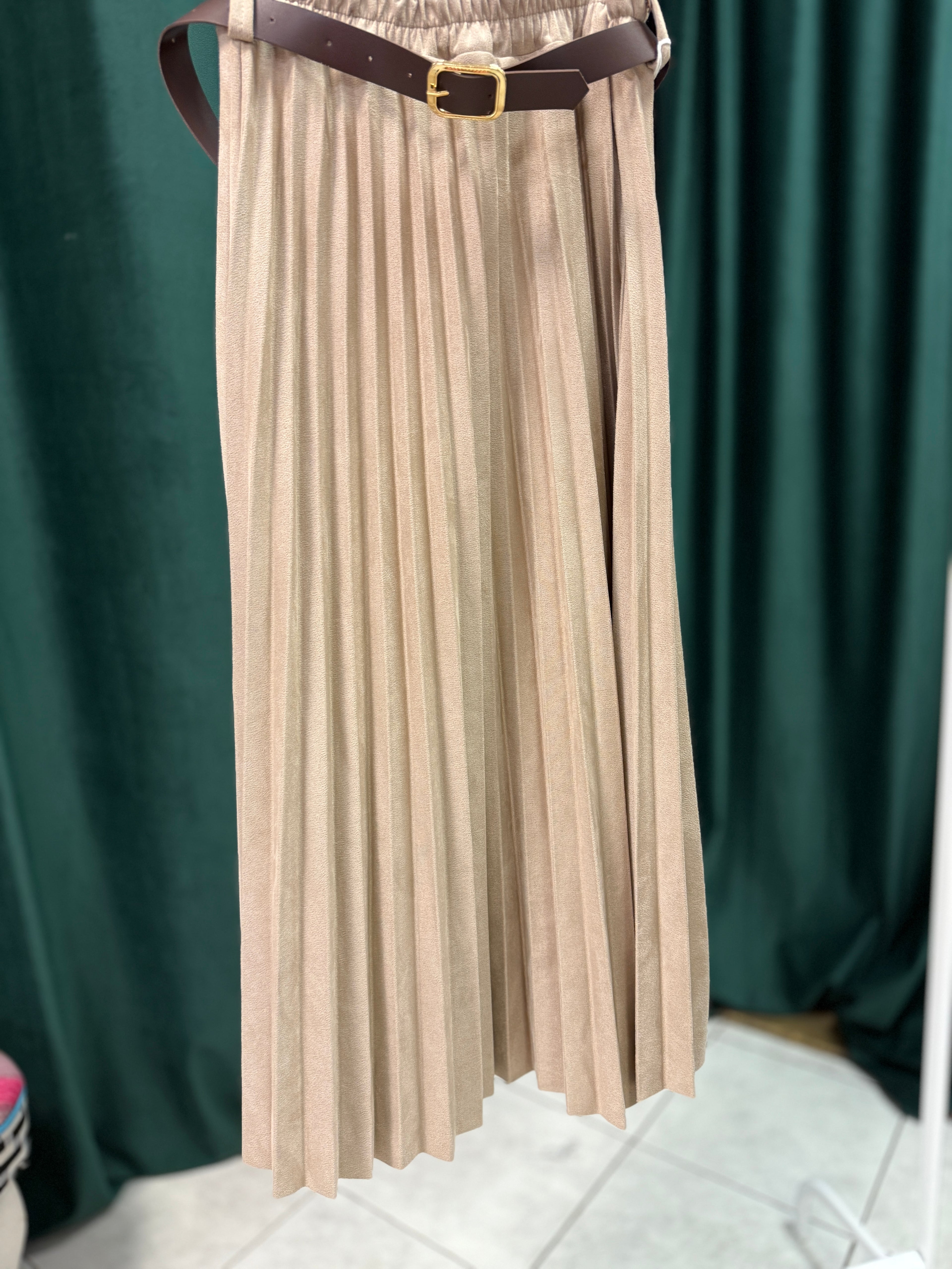 Skirt beige casual one size