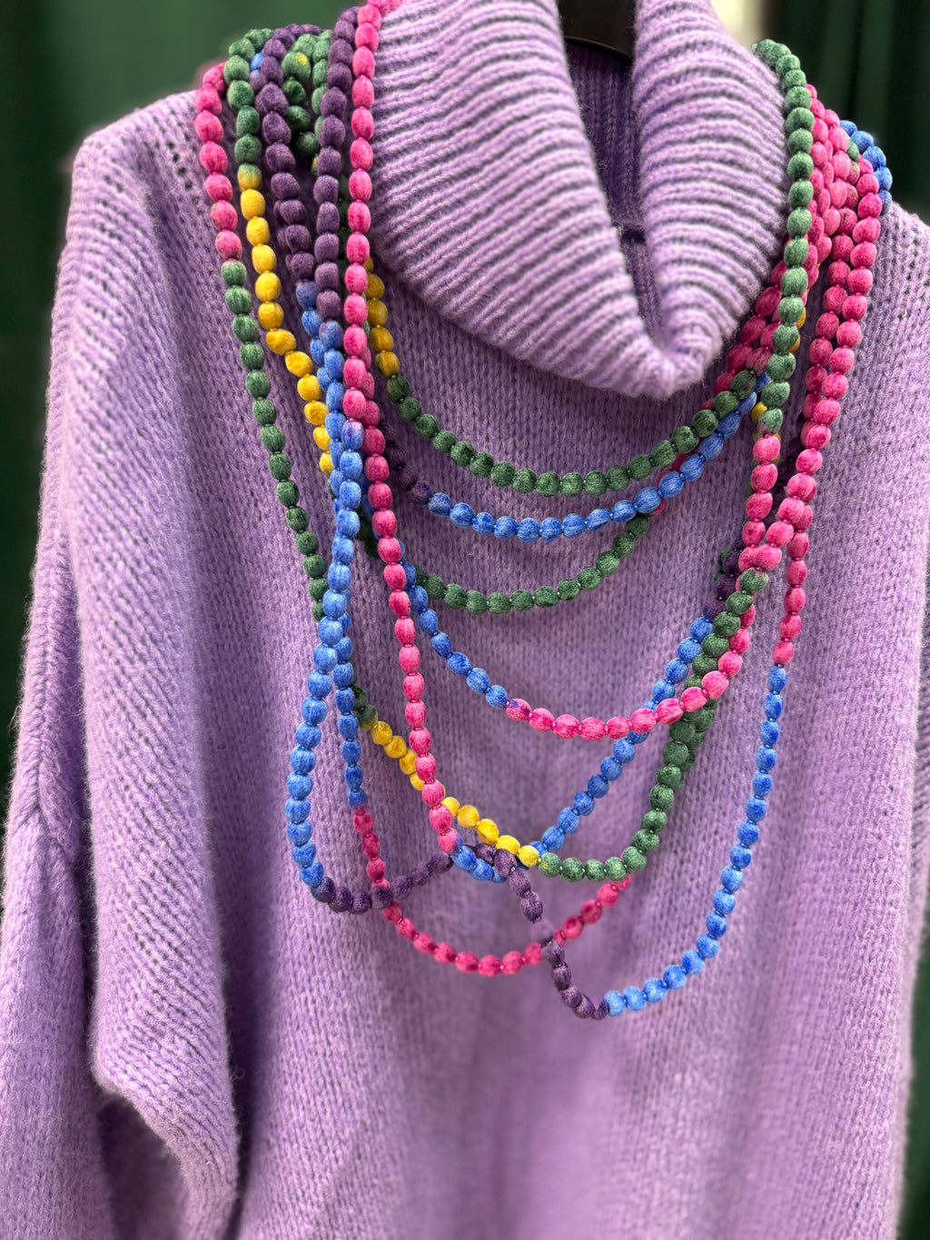 Purple sweater one size