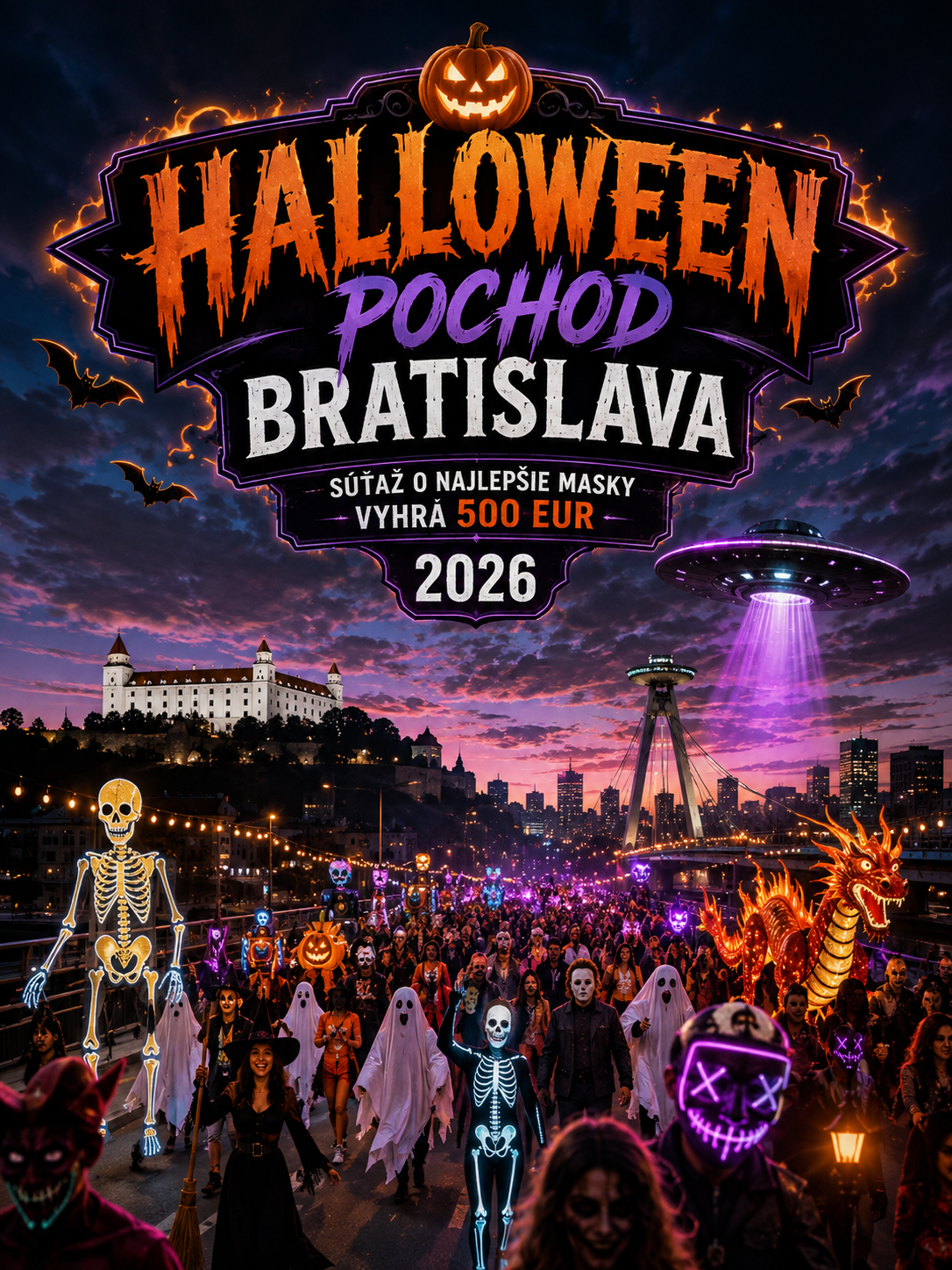 HALLOWEEN POCHOD 2026 BRATISLAVA