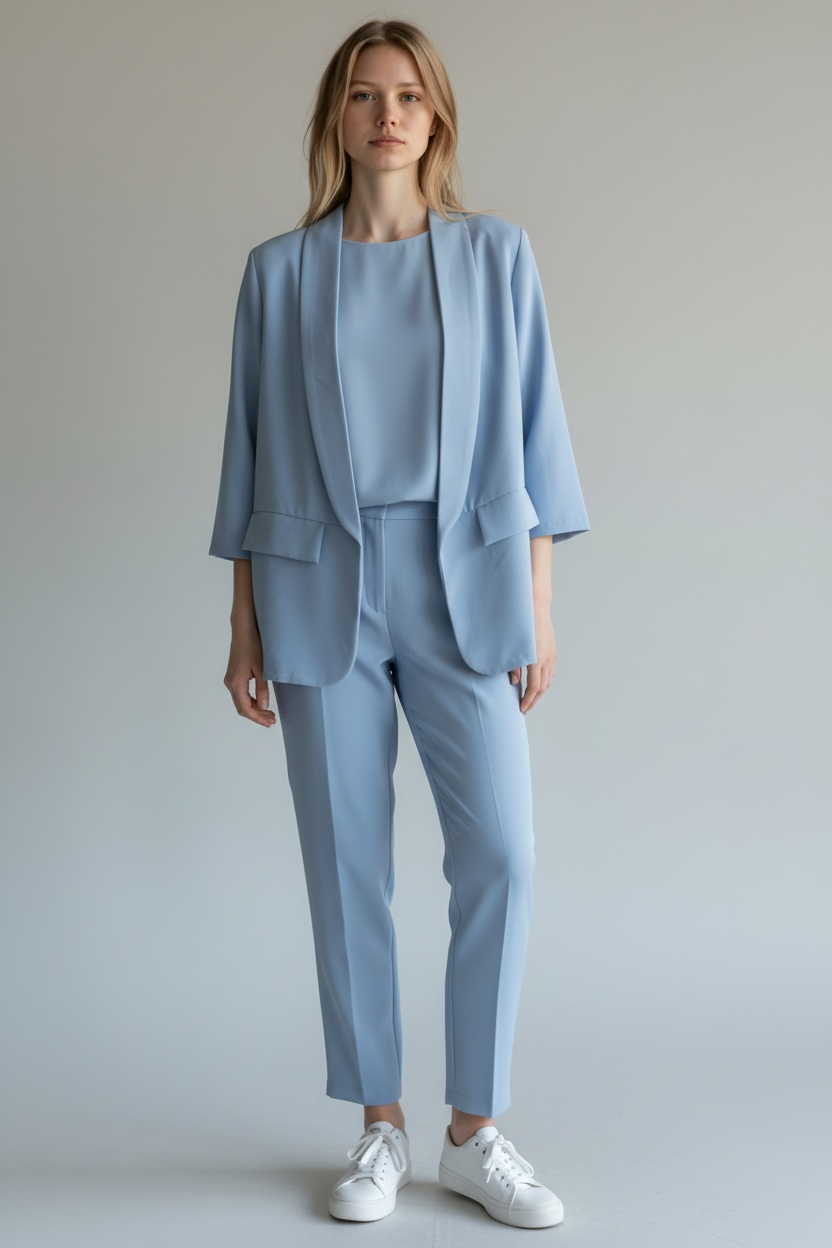 Blue elegant suit