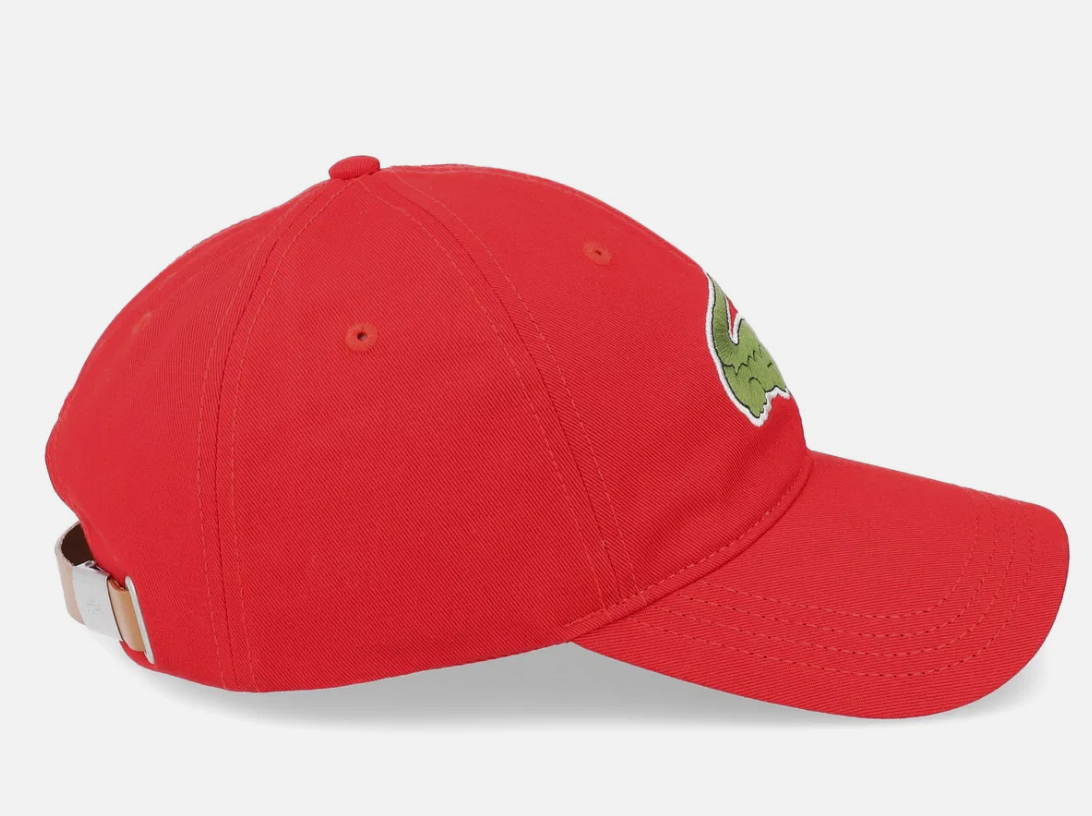 Lacoste Red Dad Cap