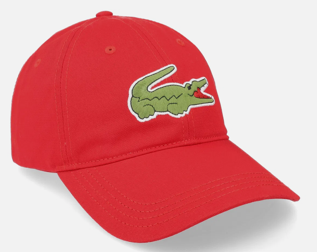 Lacoste Red Dad Cap