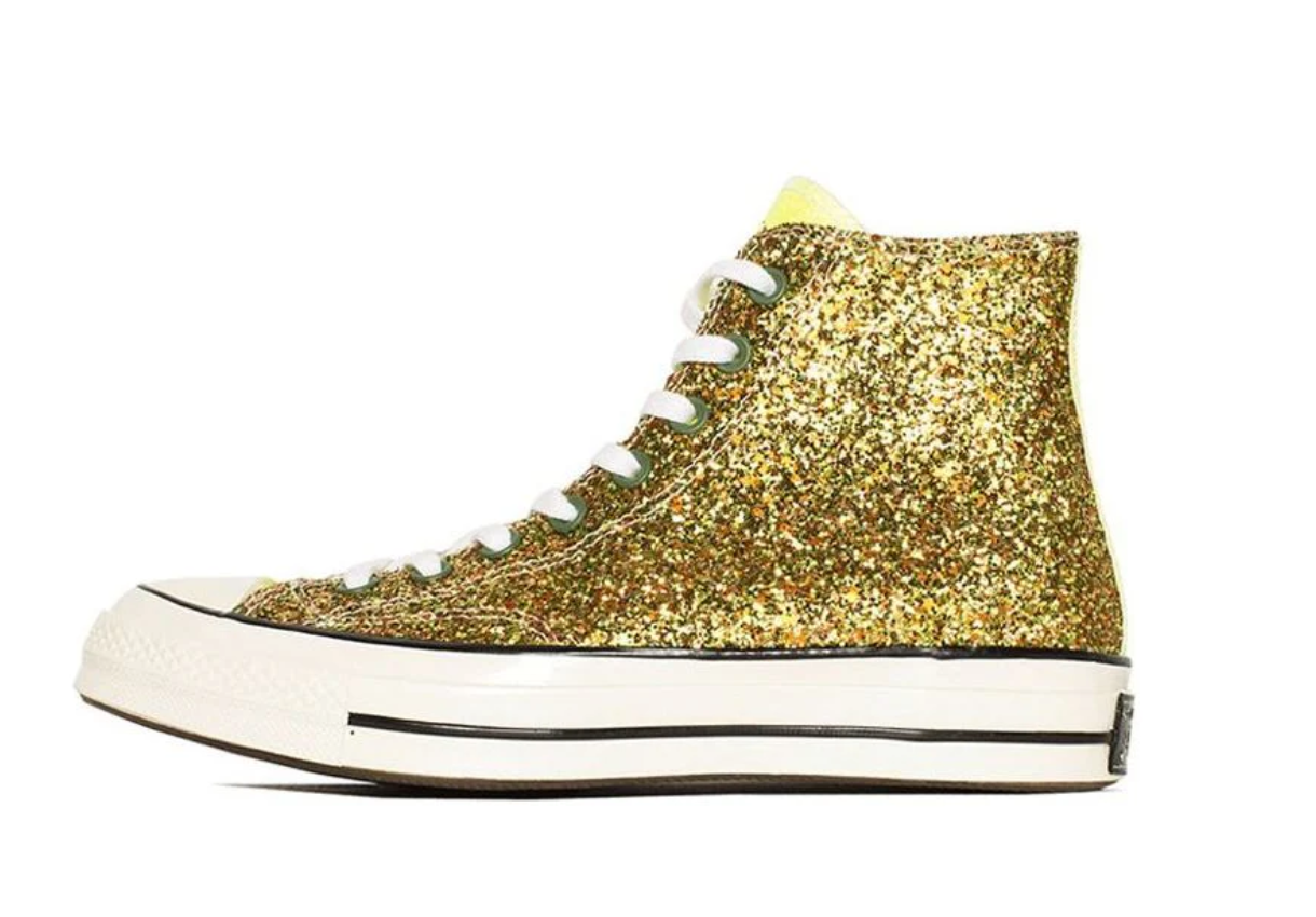 ConverseJW Anderson x Chuck 70 High 'Glitter Pack - Gold Silver'Unisex's